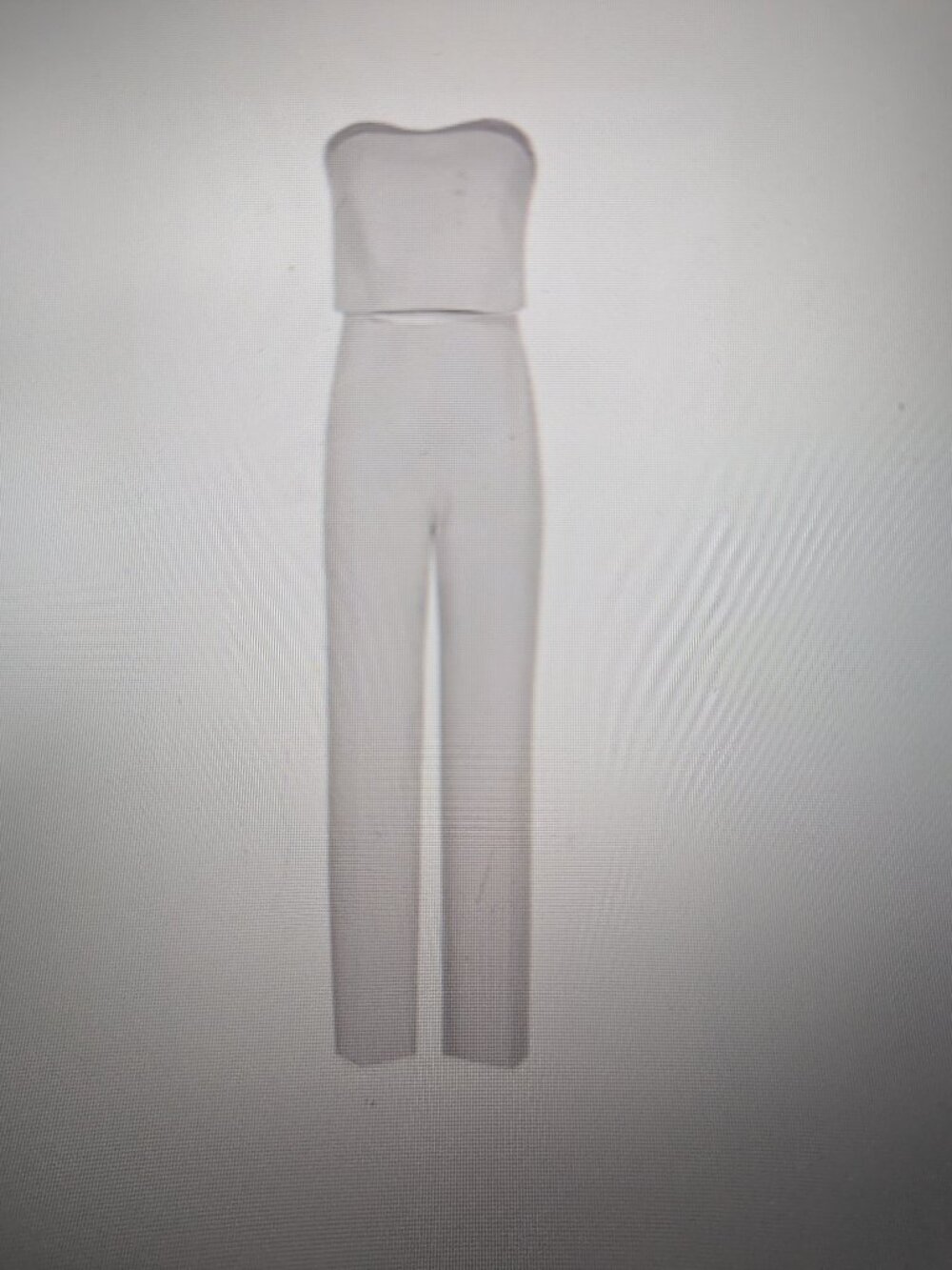 REISS Strapless Drape Wide-Leg Jumpsuit (size 8)